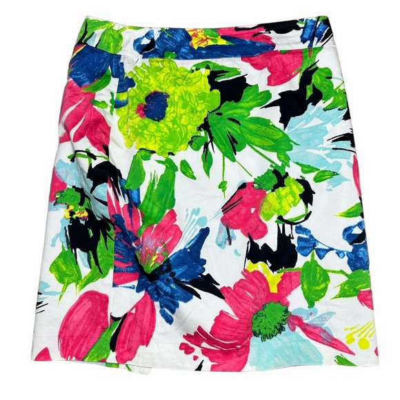 Ann Taylor Dresses & Skirts - Ann Taylor | Floral Multicolor Skirt Size 2P